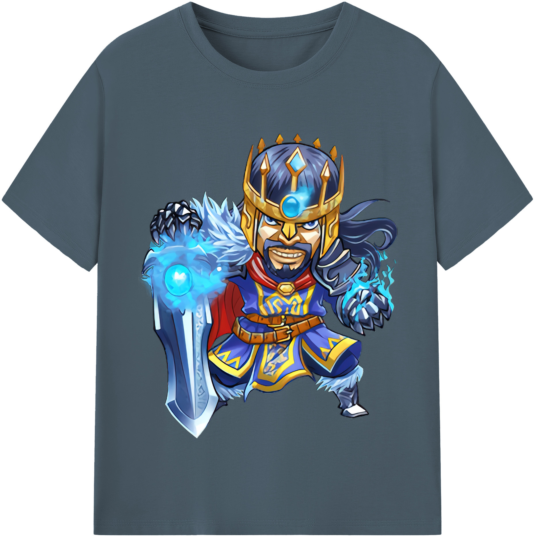 リーグ・オブ・レジェンド League of Legends LOL 綿100％半袖Tシャツ（フロントプリント）